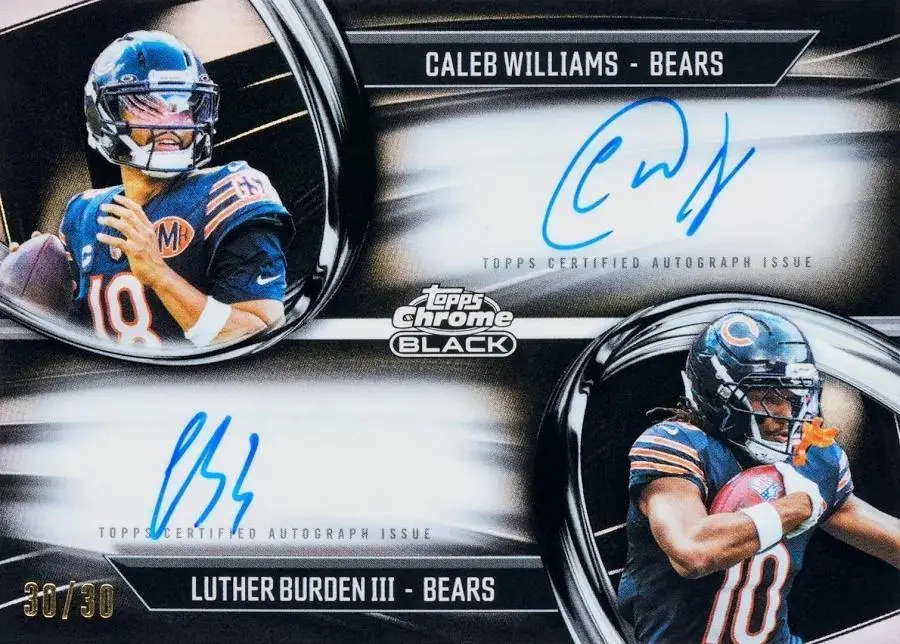 2025 Topps Chrome Black Football Hobby Box - Image 2