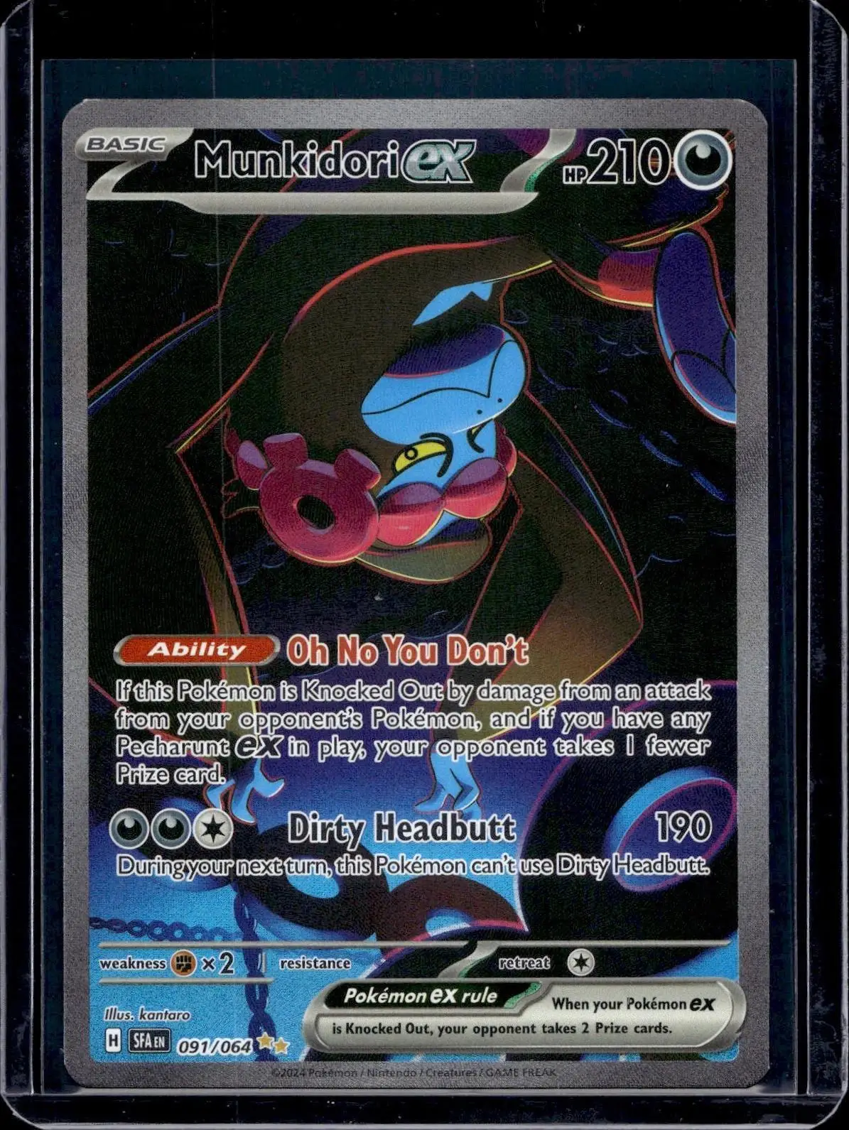 Munkidori ex 1 Pokemon SV: Shrouded Fable 091/064