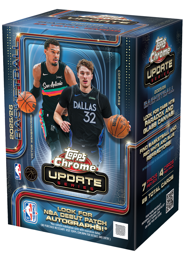 2025-26 Topps Chrome Update Basketball Blaster Box