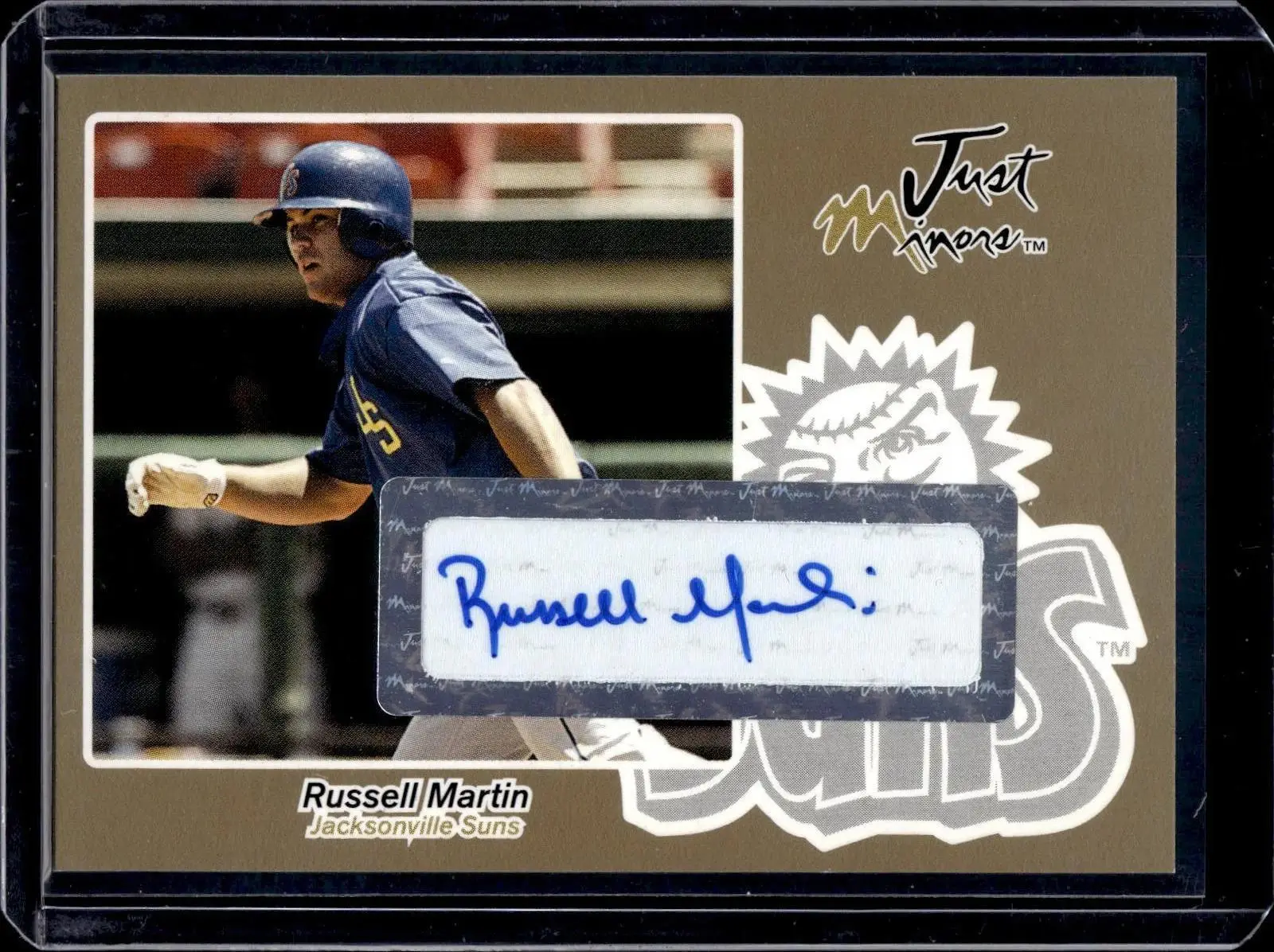 Russell Martin 2005 Just Autographs /50 Jacksonville Suns 45