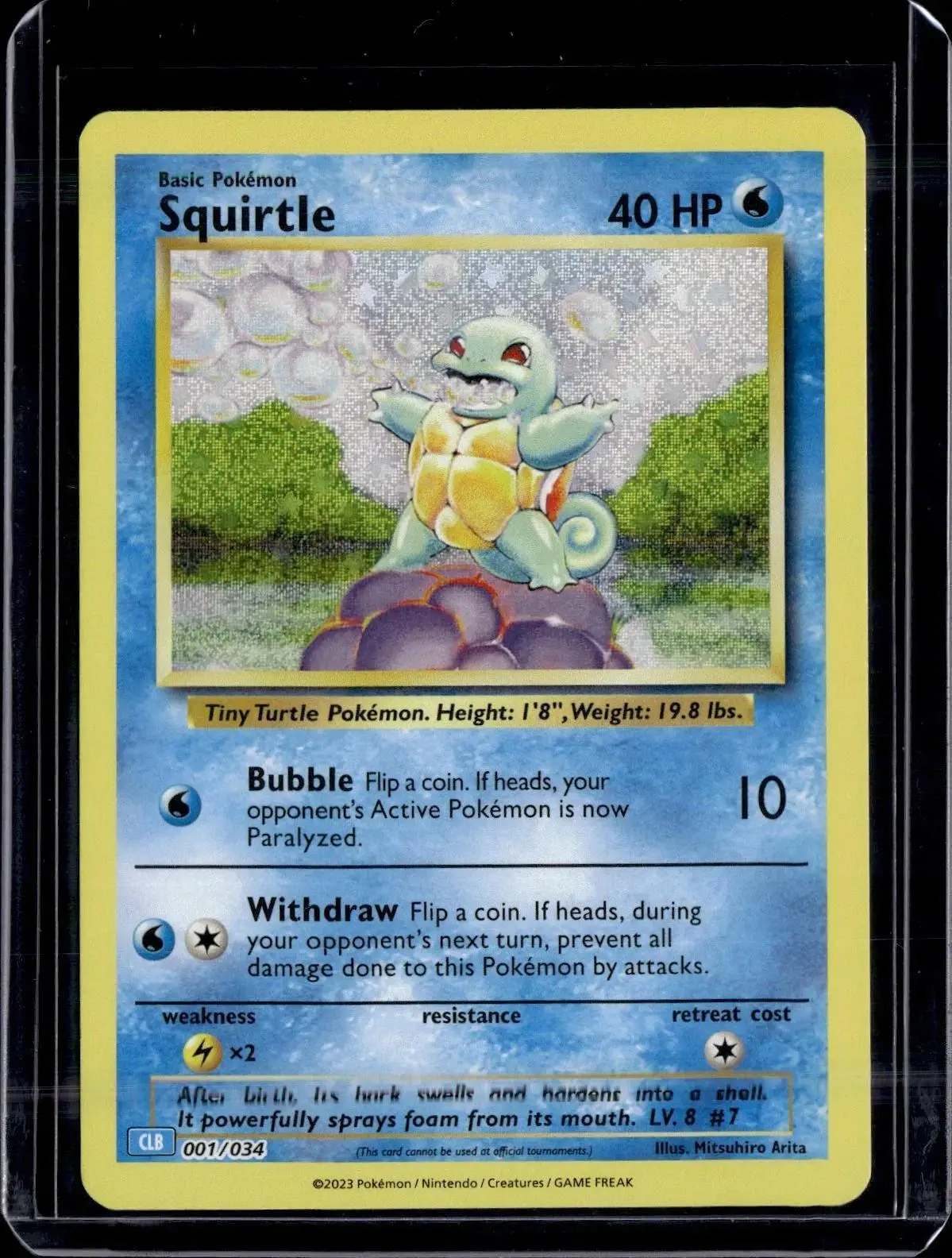 Squirtle Pokemon Trading Card Game Classic 001/034