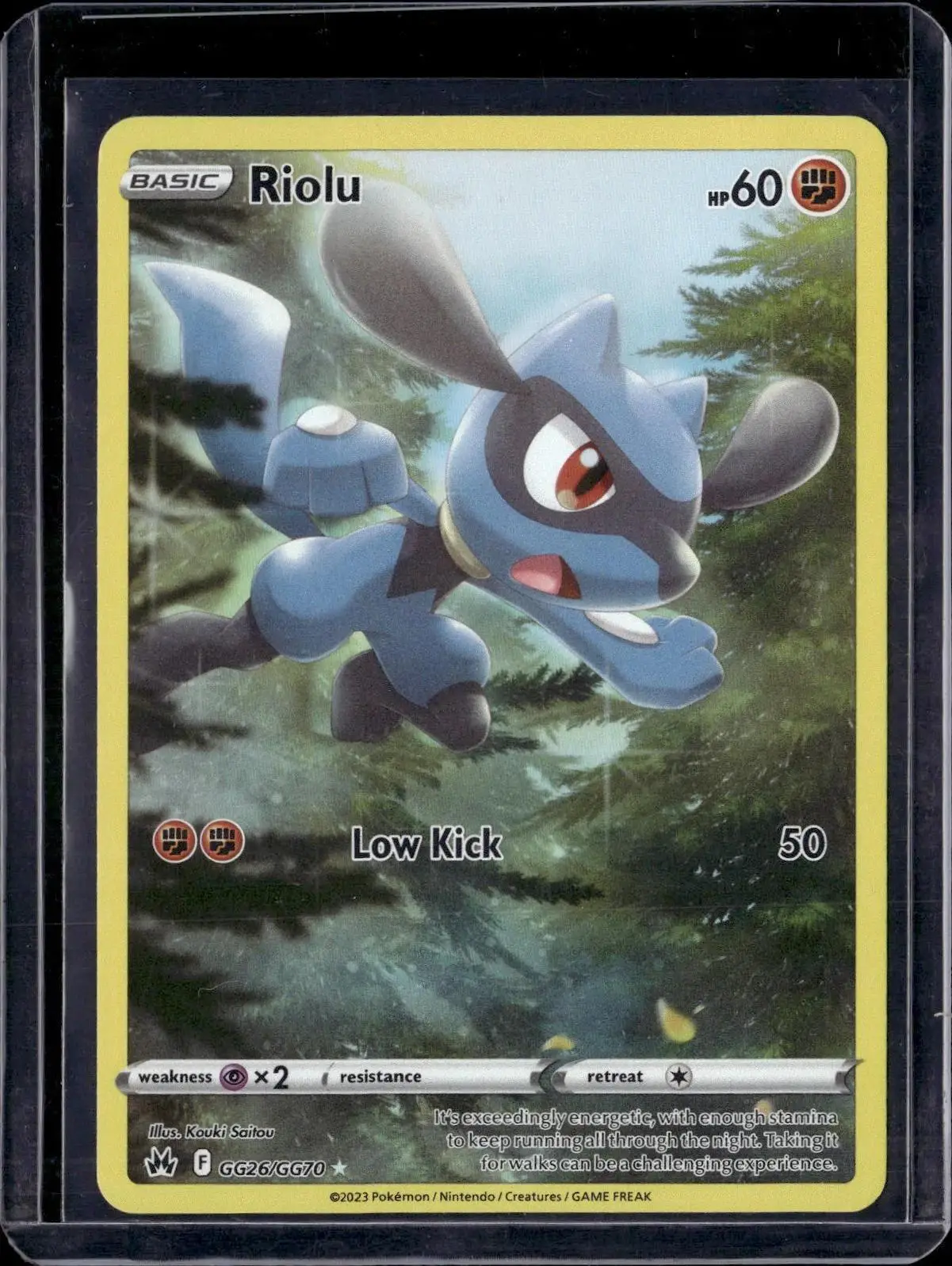 Riolu 1 SWSH: Crown Zenith: Galarian Gallery GG26/GG70