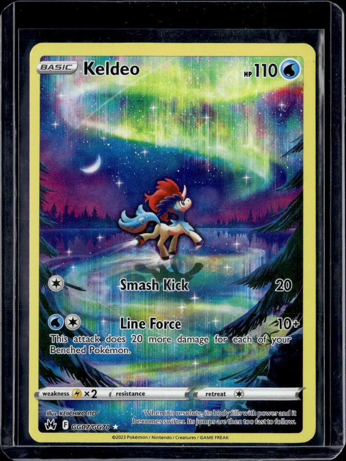 Keldeo Pokemon SWSH: Crown Zenith: Galarian Gallery GG07/GG70