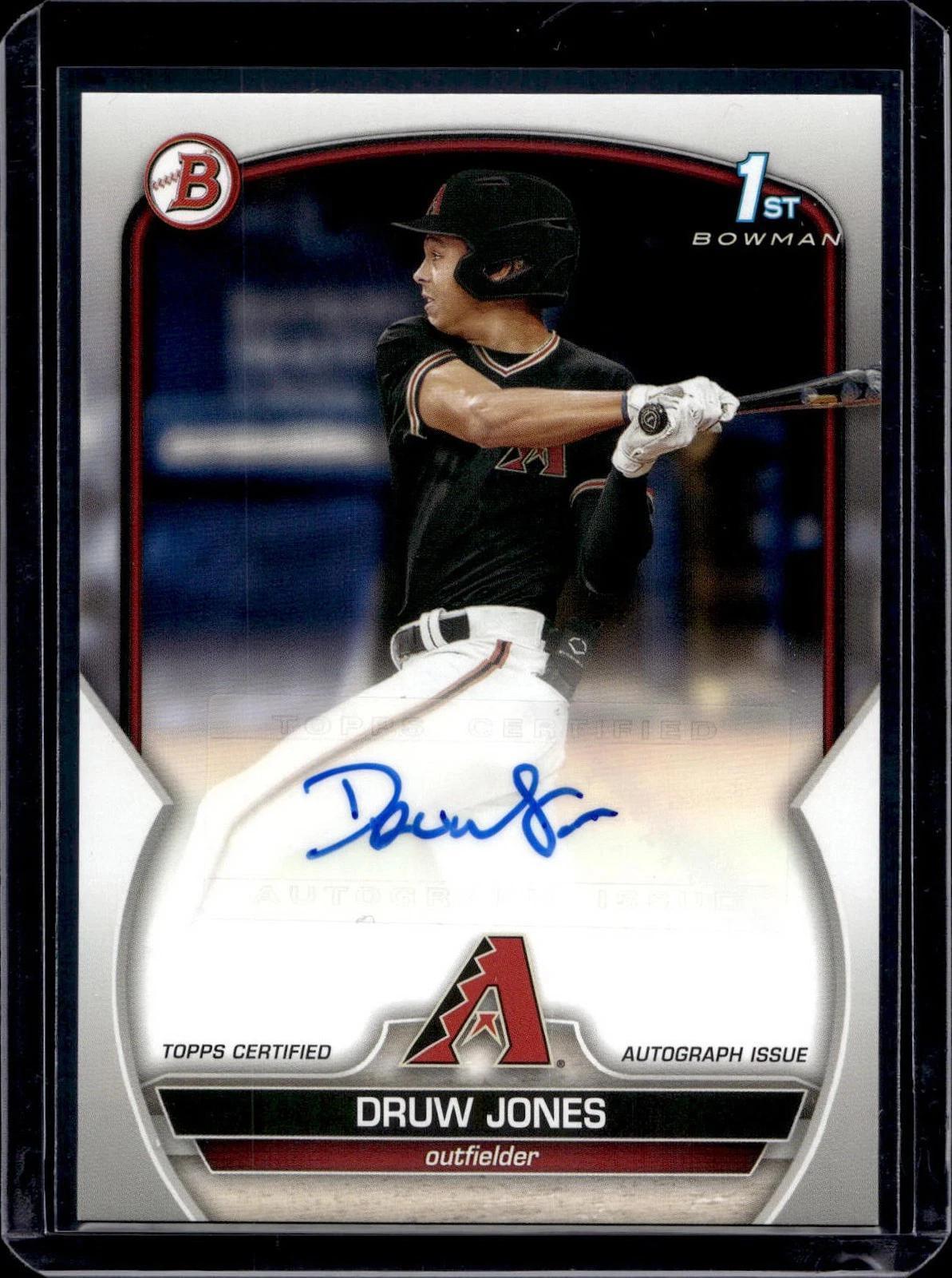 Druw Jones 2023 Bowman 1st Auto Arizona Diamondbacks PPA-DJS