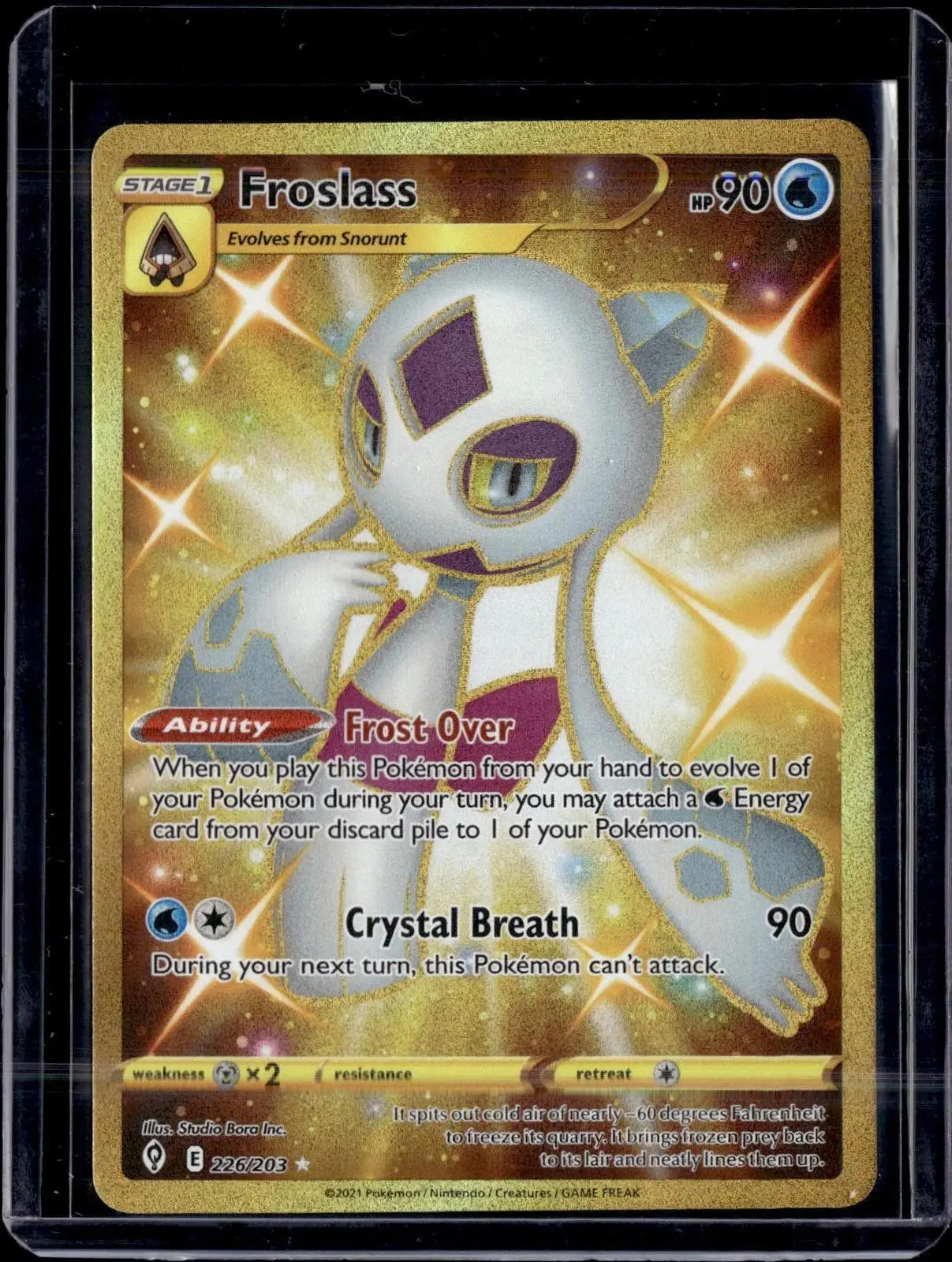 Froslass (Secret) Pokemon SWSH07: Evolving Skies 226/203