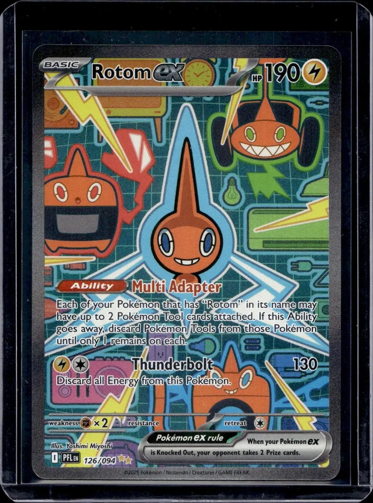 Rotom ex Pokemon ME02: Phantasmal Flames 126/094
