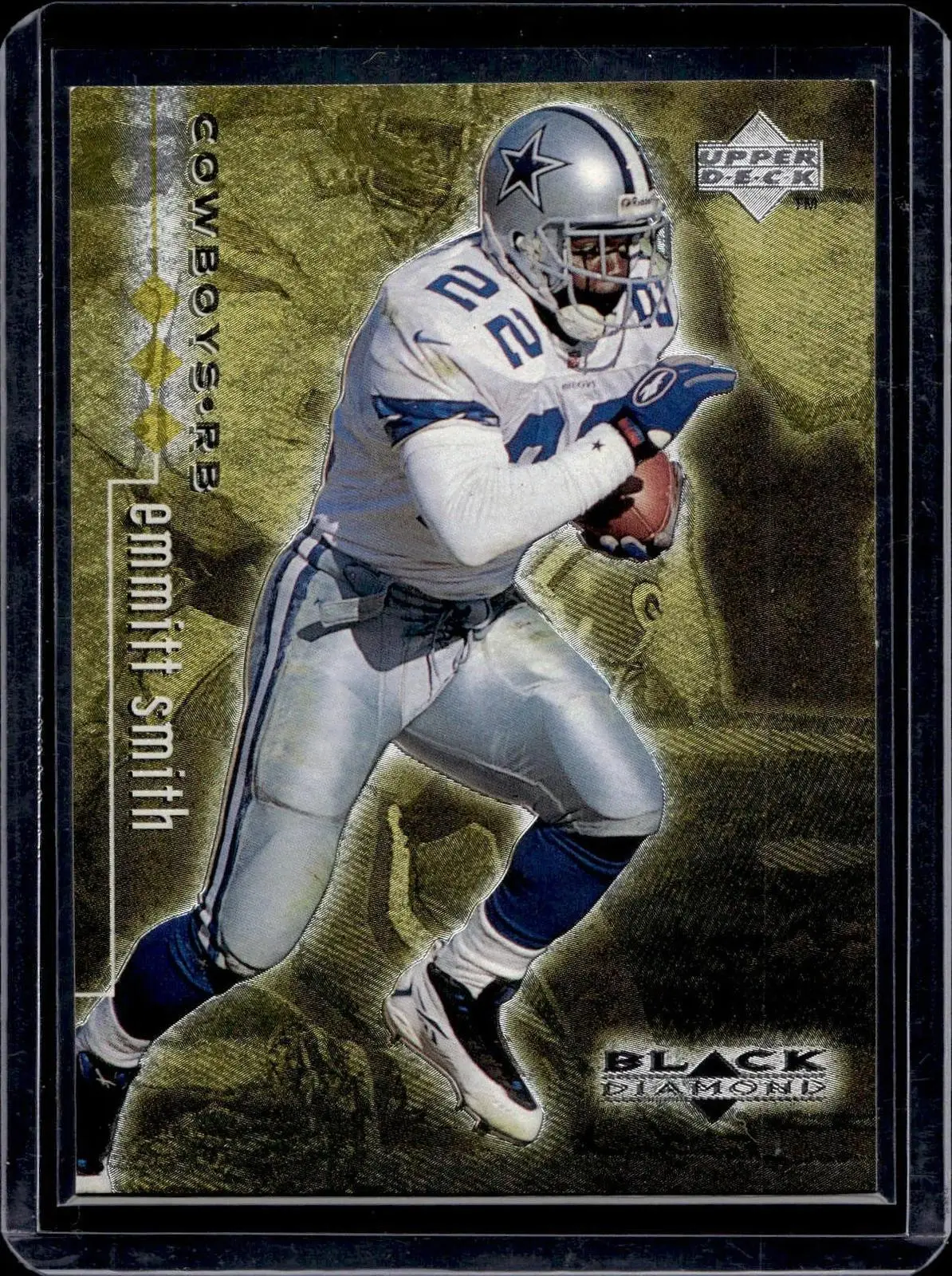 Emmitt Smith ***1998 Upper Deck Black Diamond Triple /1500 Dallas Cowboys 23