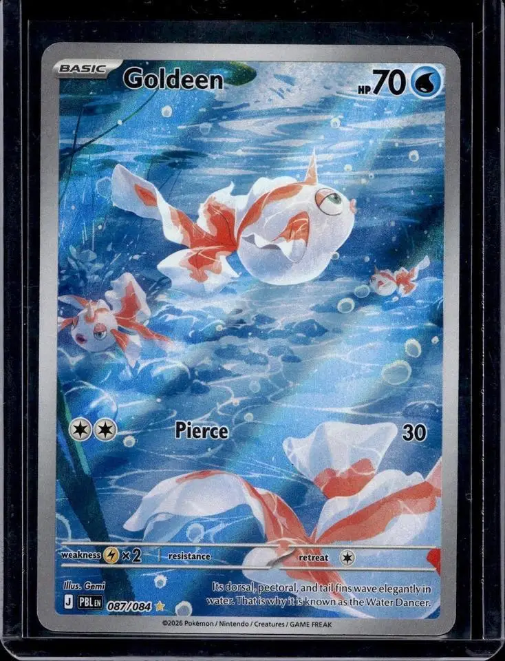 Goldeen Pokemon ME05: Pitch Black 087/084