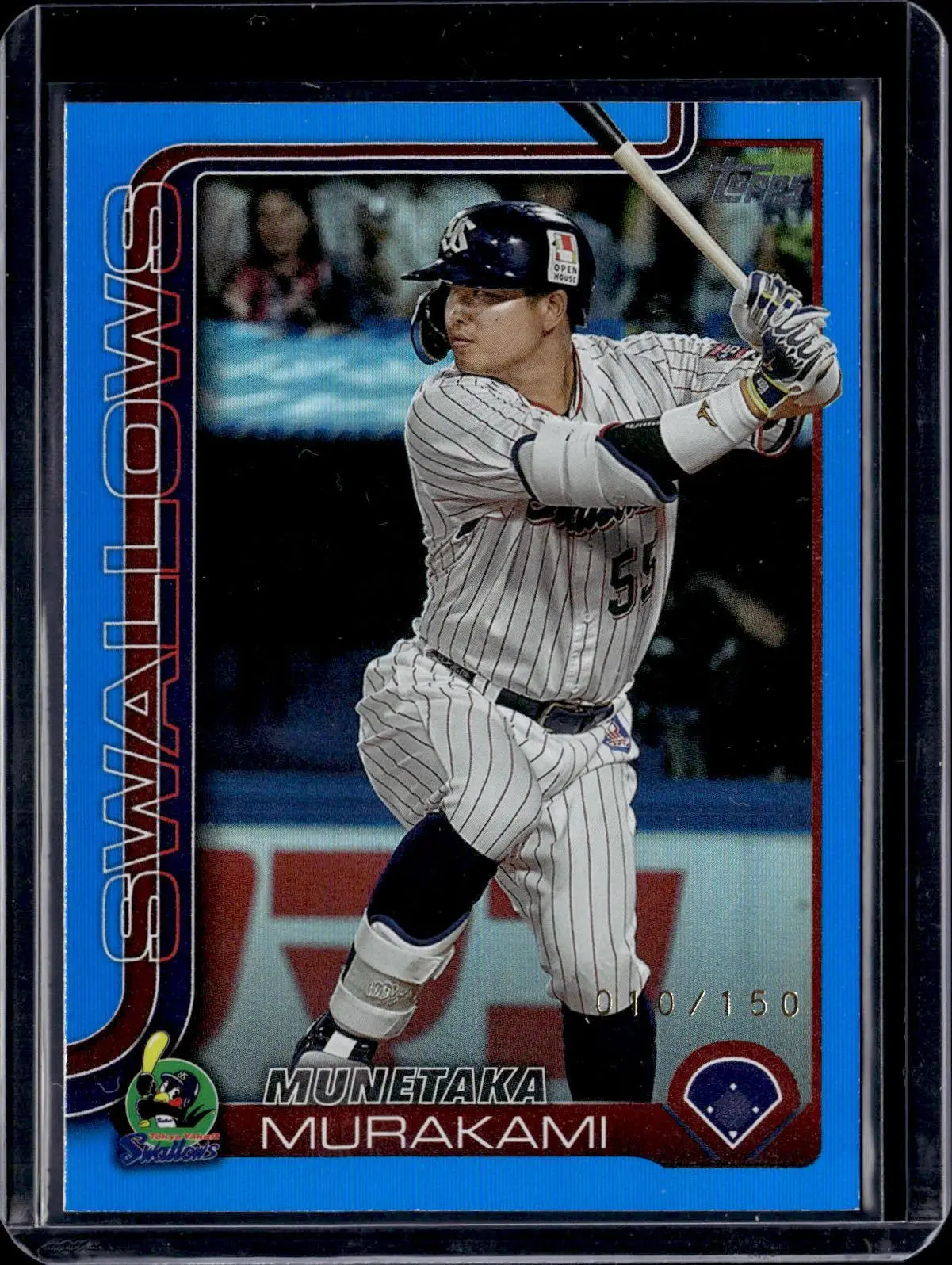 Munetaka Murakami 2025 Topps NPB Blue Foil /150 Tokyo Yakult Swallows 212