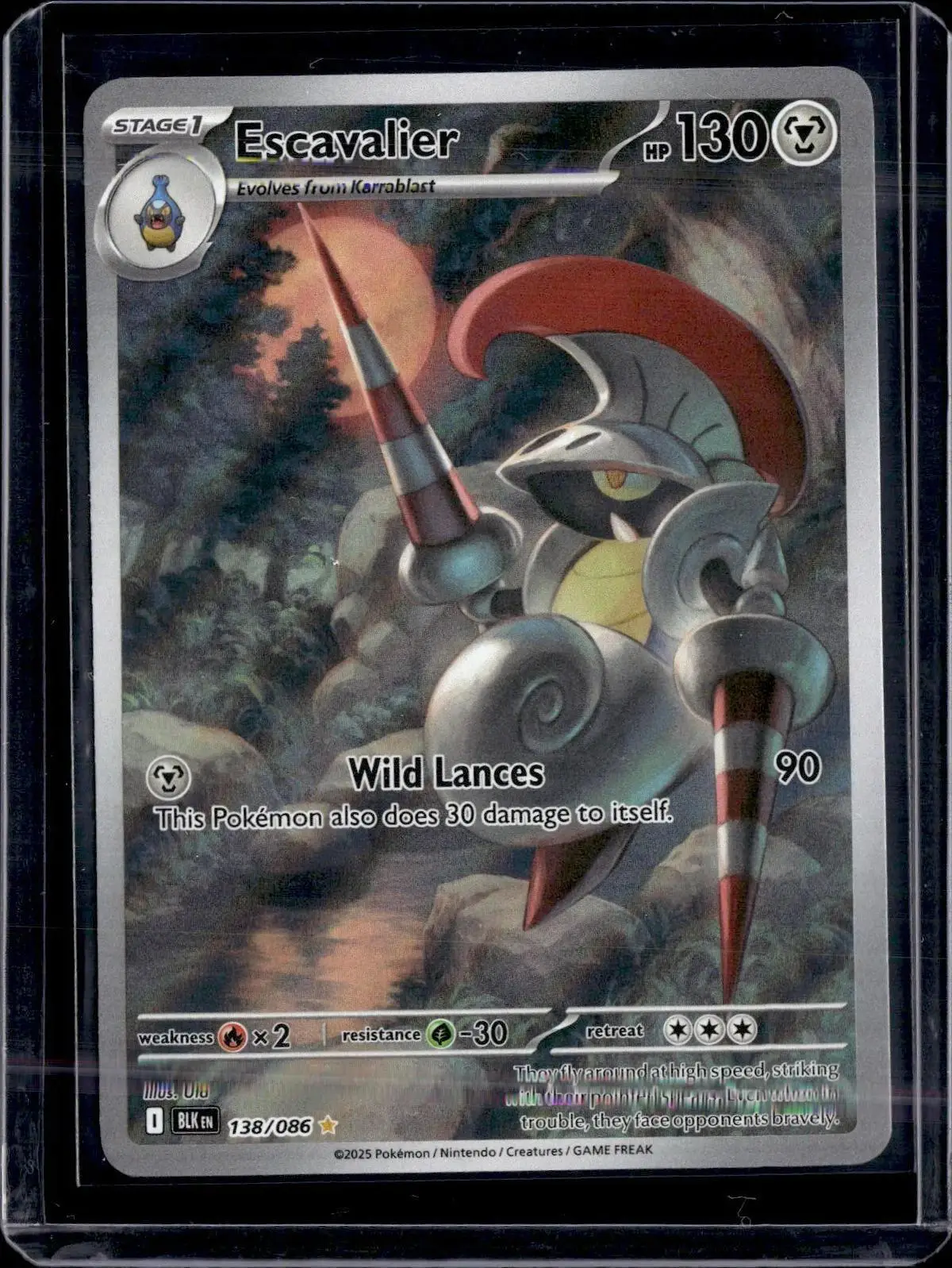 Escavalier Pokemon SV: Black Bolt 138/086