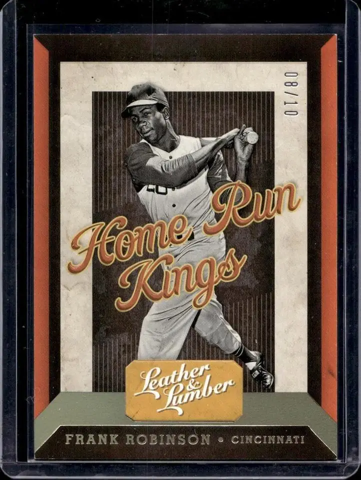 Frank Robinson 2019 Panini Leather & Lumber Home Run Kings /10 Reds HRK-10