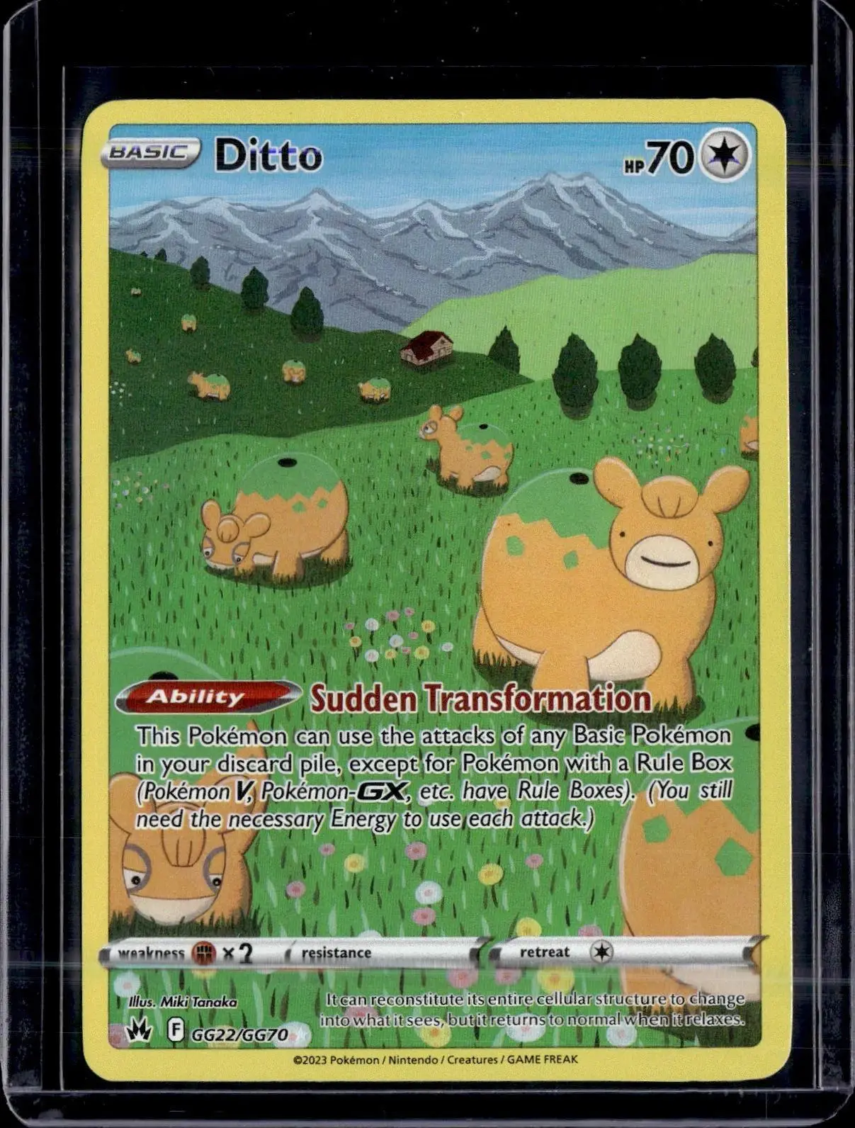 Ditto Pokemon SWSH: Crown Zenith: Galarian Gallery GG22/GG70