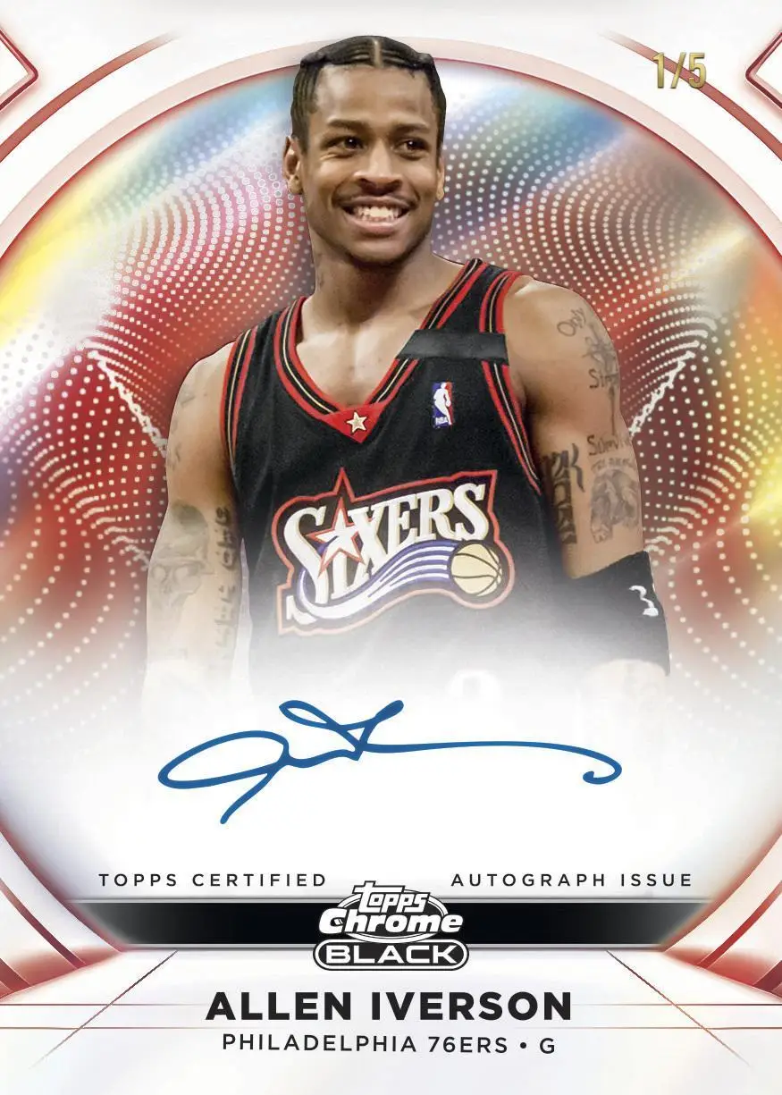 2025-26 Topps Chrome Black Basketball Hobby Box - Image 3