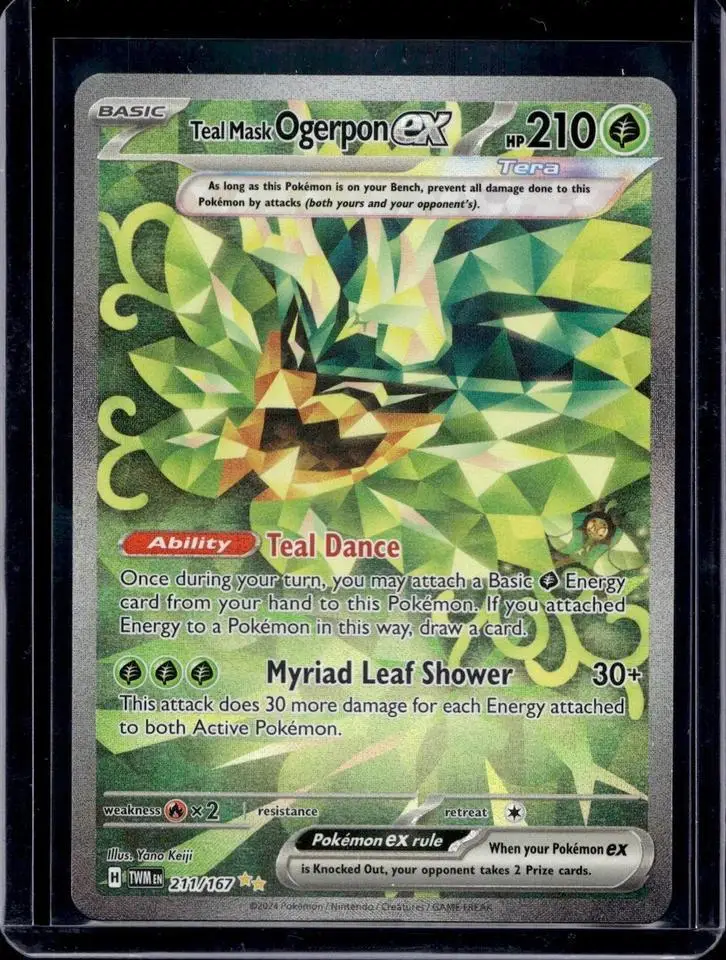 Teal Mask Ogerpon ex 4 Pokemon SV06: Twilight Masquerade 211/167 4
