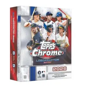 2026 Topps Chrome Baseball Logofractor Edition Box