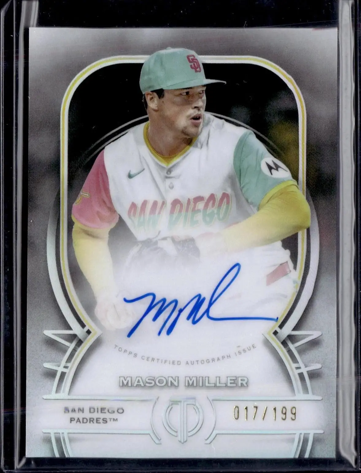 Mason Miller 2026 Topps Tribute Auto /199 San Diego Padres TA-MMI