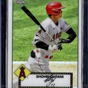 Shohei Ohtani 2021 Topps 1952 Topps Redux Chrome Los Angeles Angels TC52-43