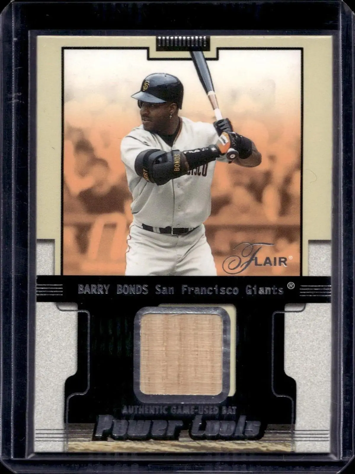 Barry Bonds 2002 Flair Power Tools Bats San Francisco Giants