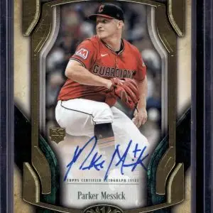 Parker Messick 2026 Topps Tier One Break Out Auto /299 Cleveland Guardians