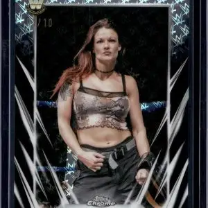 Lita 2026 Topps Chrome LogoFractor WWE Black /10 61
