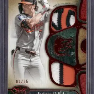Jackson Holliday 2026 Topps Tier One Dual Relic /25 Baltimore Orioles T1R-JH