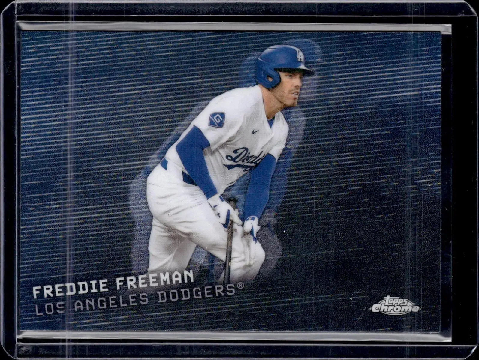 Freddie Freeman 2026 Topps Chrome Static Noise Los Angeles Dodgers SN-5