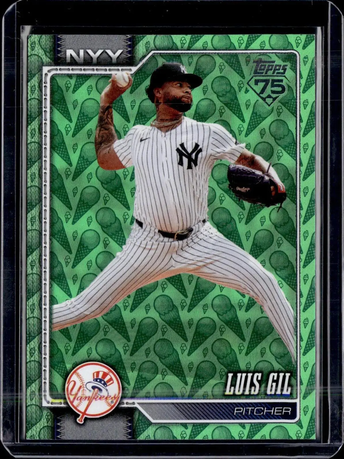 Luis Gil 2026 Topps Holiday Ice Cream /50 New York Yankees 594