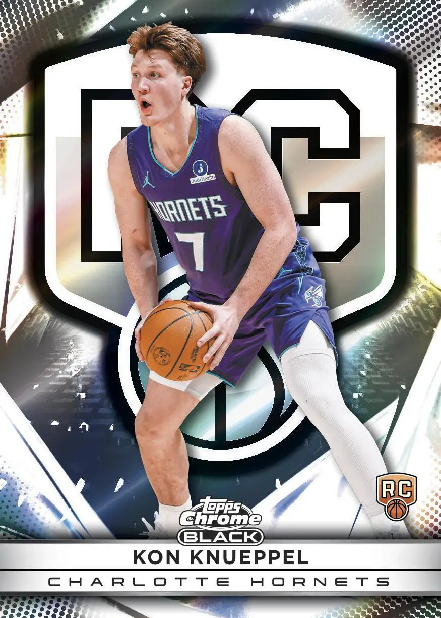 2025-26 Topps Chrome Black Basketball Hobby Box - Image 9