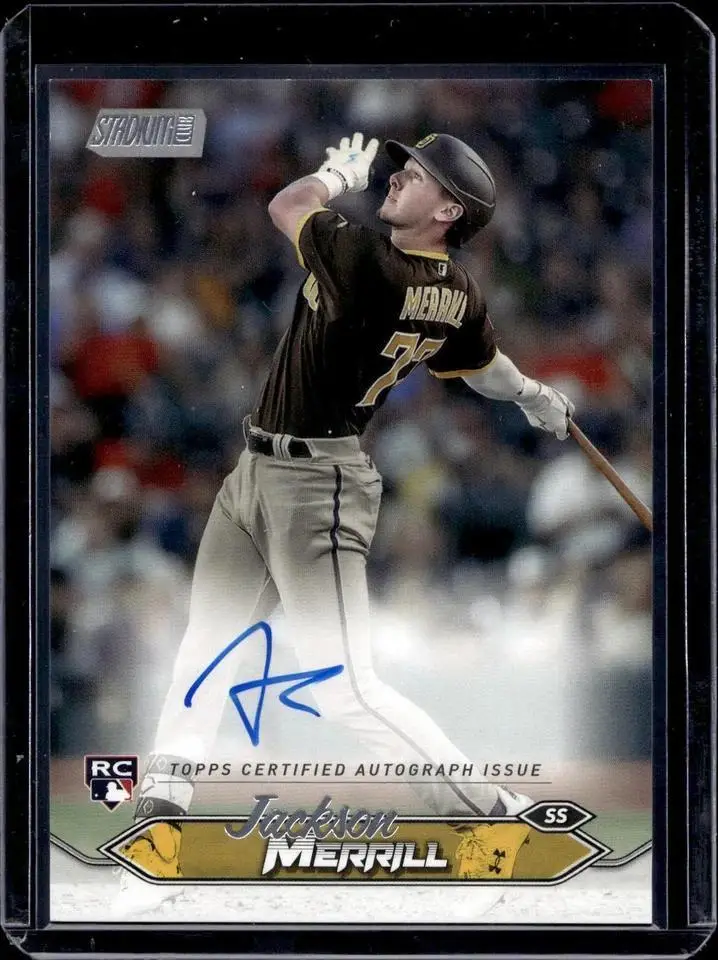 Jackson Merrill 2024 Stadium Club Auto RC San Diego Padres SCBA-JME