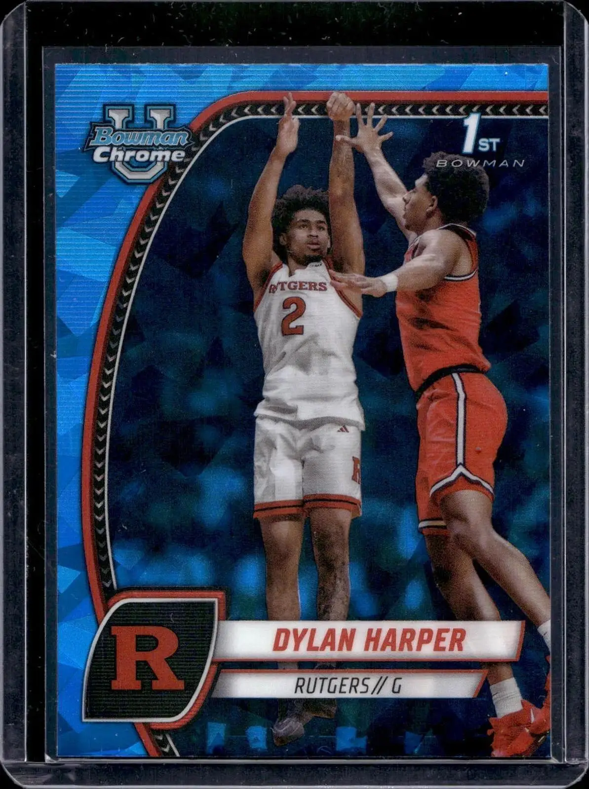 Dylan Harper 2024-25 Bowman U Chrome Sapphire 1st Scarlet Knights 22