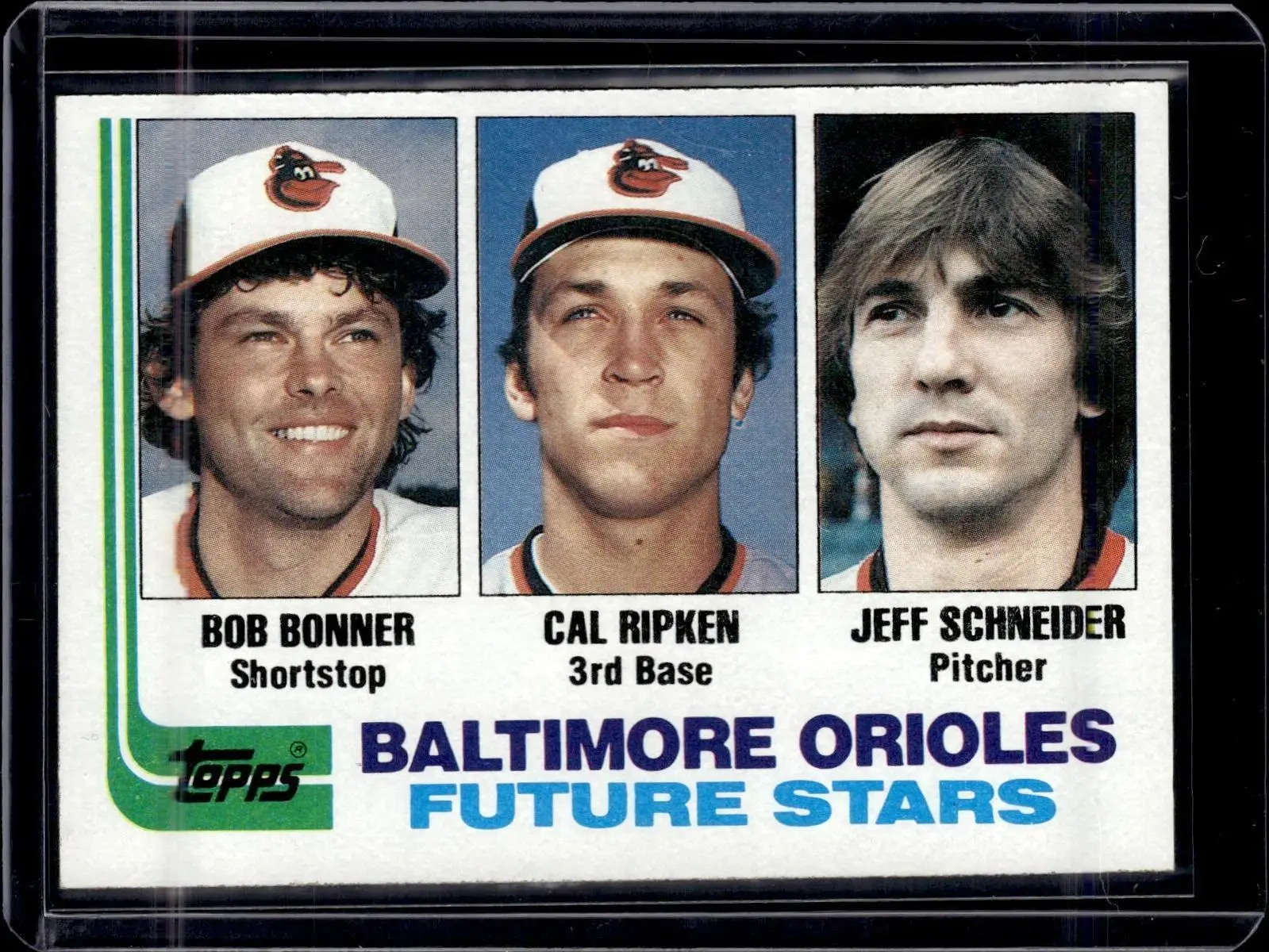 Bonner Cal Ripken Schneider 1982 Topps Baltimore Orioles Future Stars RC 21