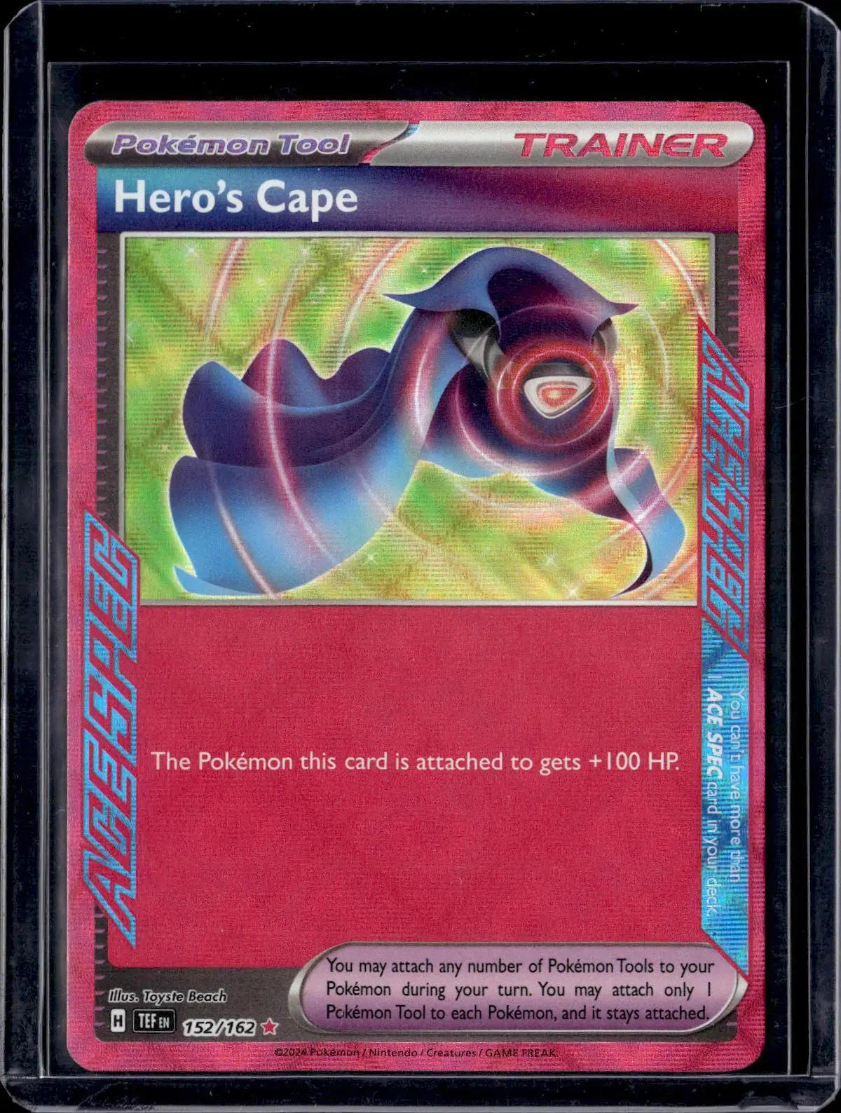 Hero's Cape Pokemon SV05: Temporal Forces 152/162