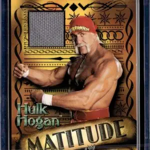 Hulk Hogan 2003 Fleer WWE Aggression Matitude Event Used M HH