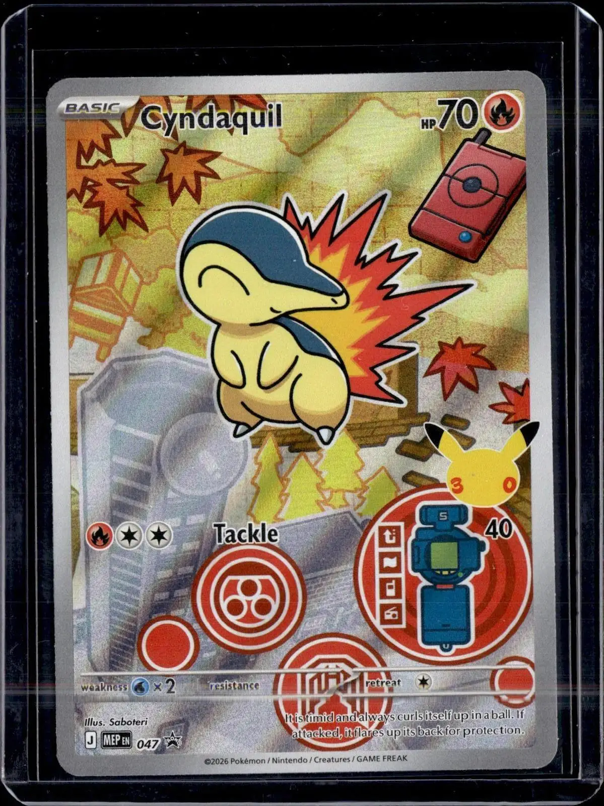Cyndaquil Pokemon ME: Mega Evolution Promo 047