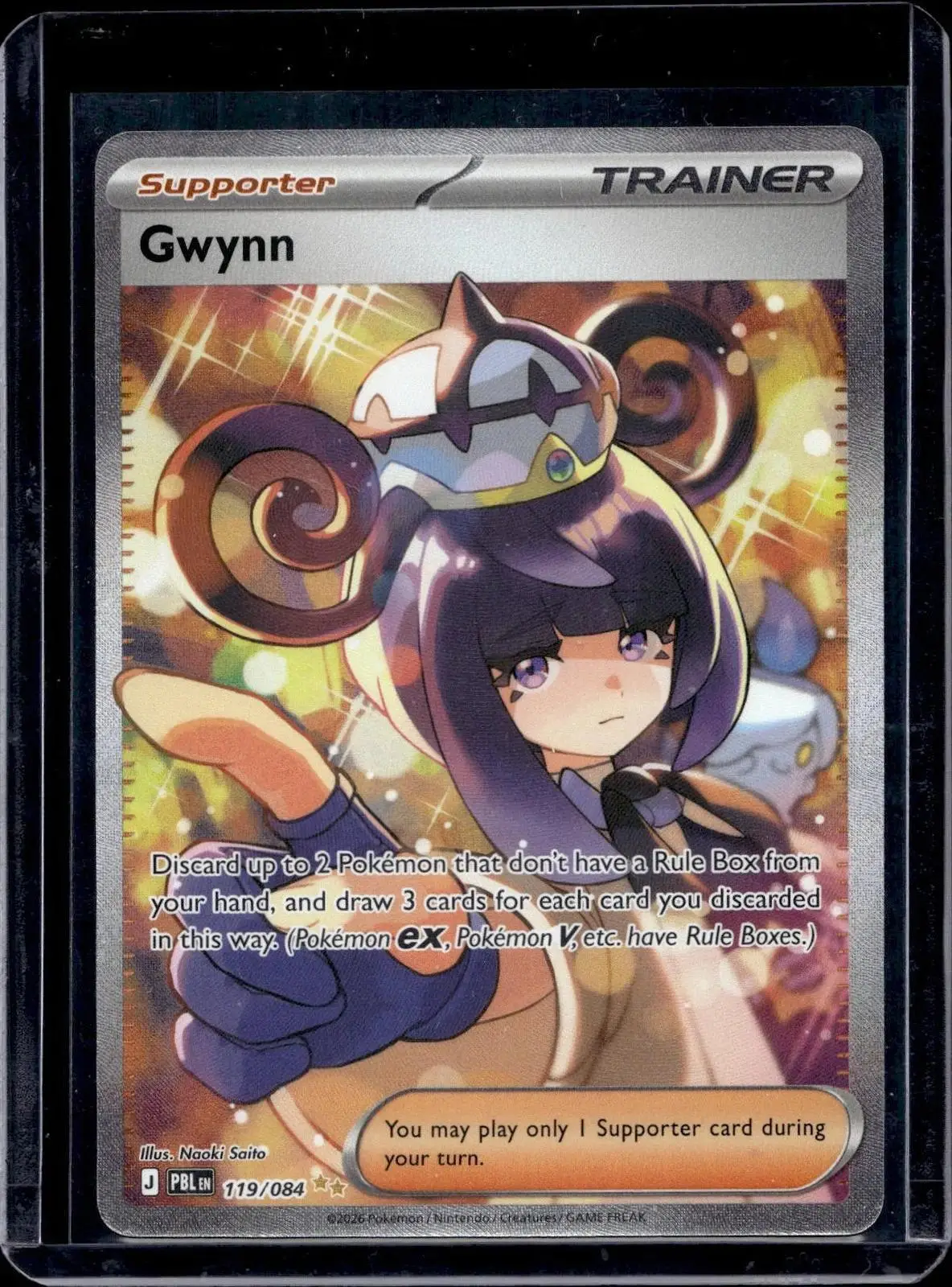 Gwynn Pokemon ME05: Pitch Black 119/084