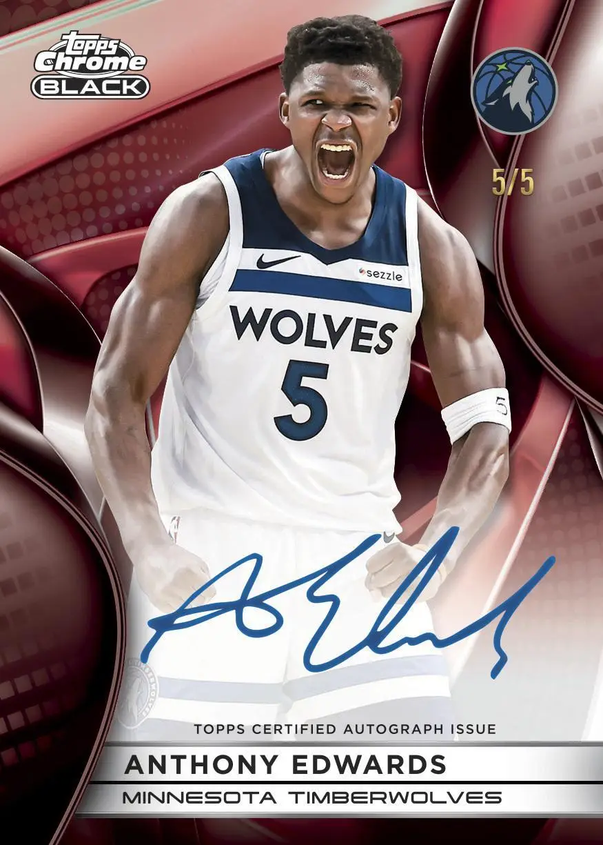 2025-26 Topps Chrome Black Basketball Hobby Box - Image 7
