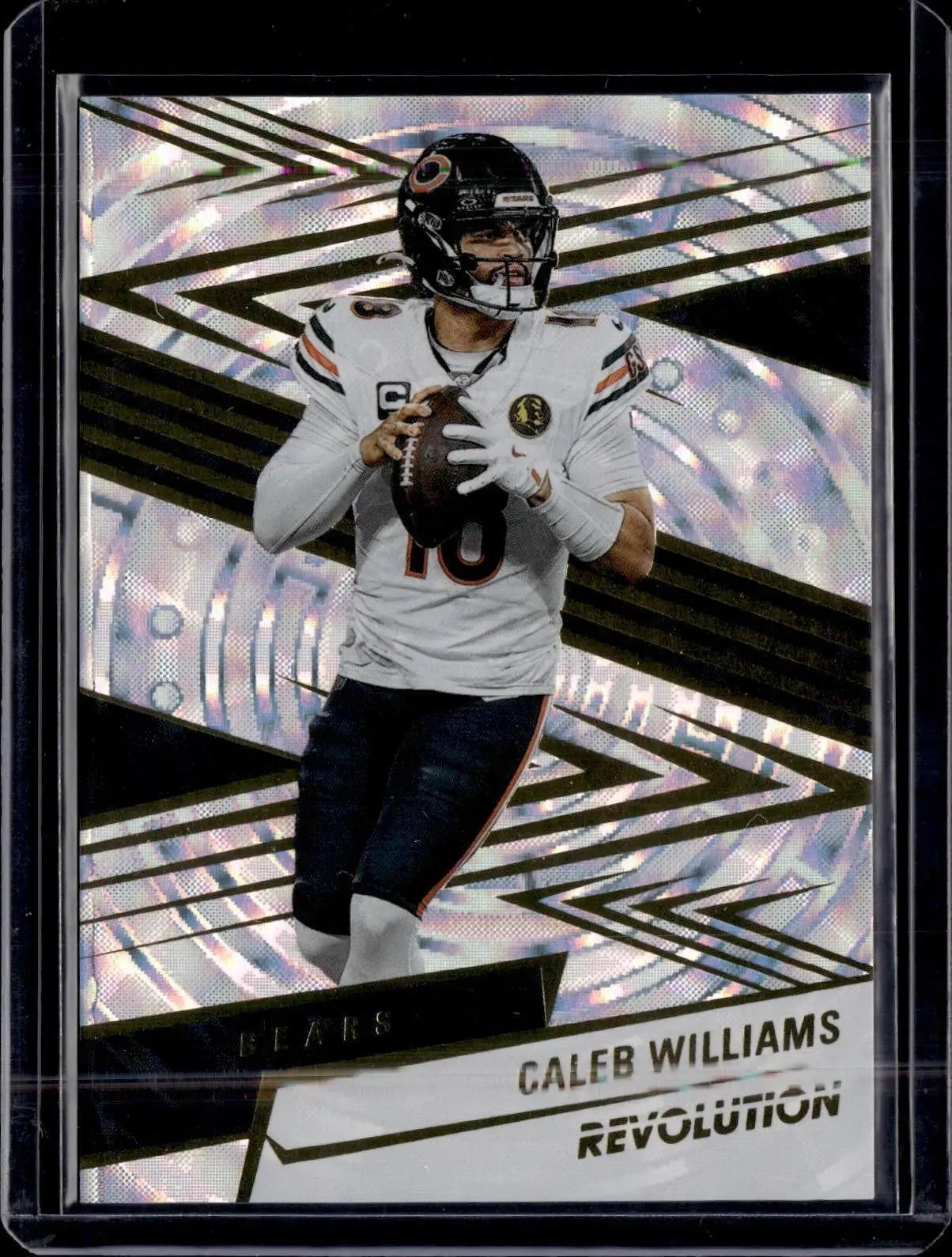 Caleb Williams 2025 Panini Revolution Fractal /99 Chicago Bears 49