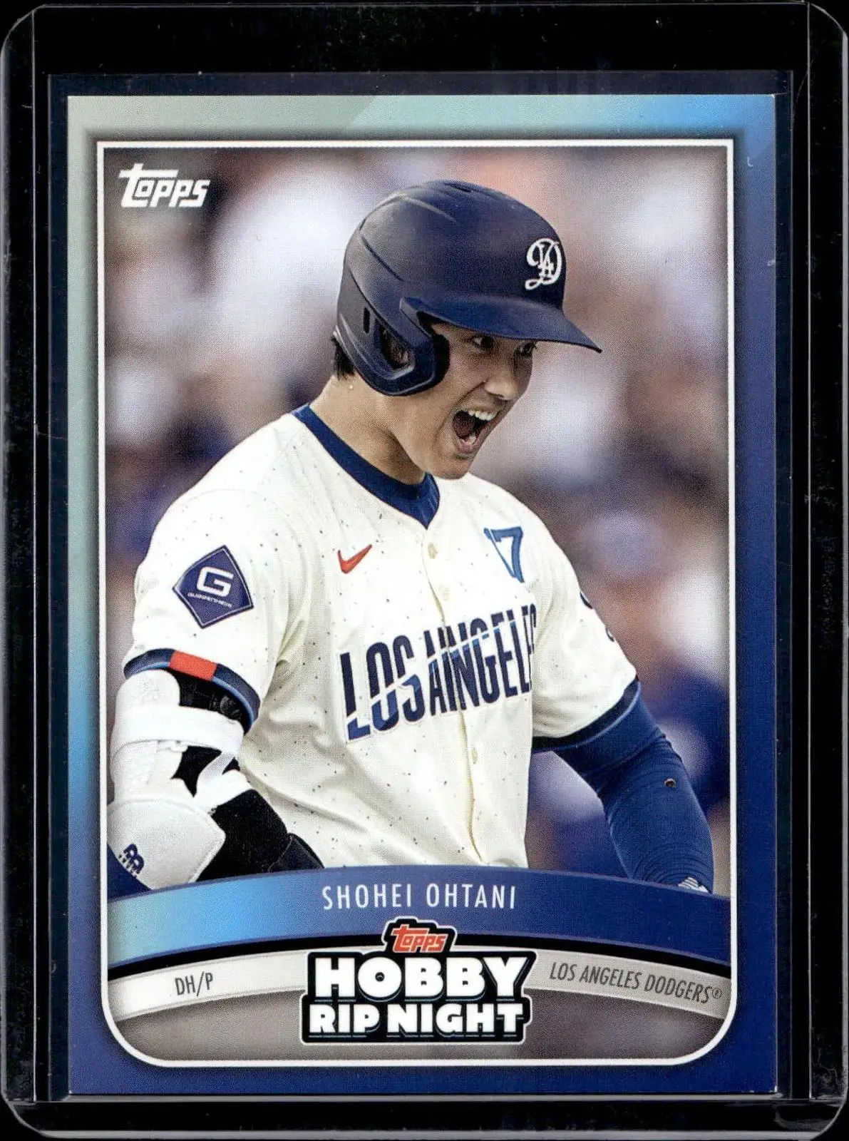 Shohei Ohtani 2025 Topps Hobby Rip Night Blue Los Angeles Dodgers 1