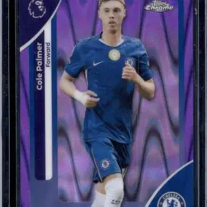 Cole Palmer 2025-26 Topps Chrome Premier League Purple RayWave /75 Chelsea FC 63