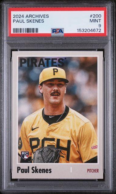 Paul Skenes 2024 Archives RC 200 PSA 9 Pittsburgh Pirates