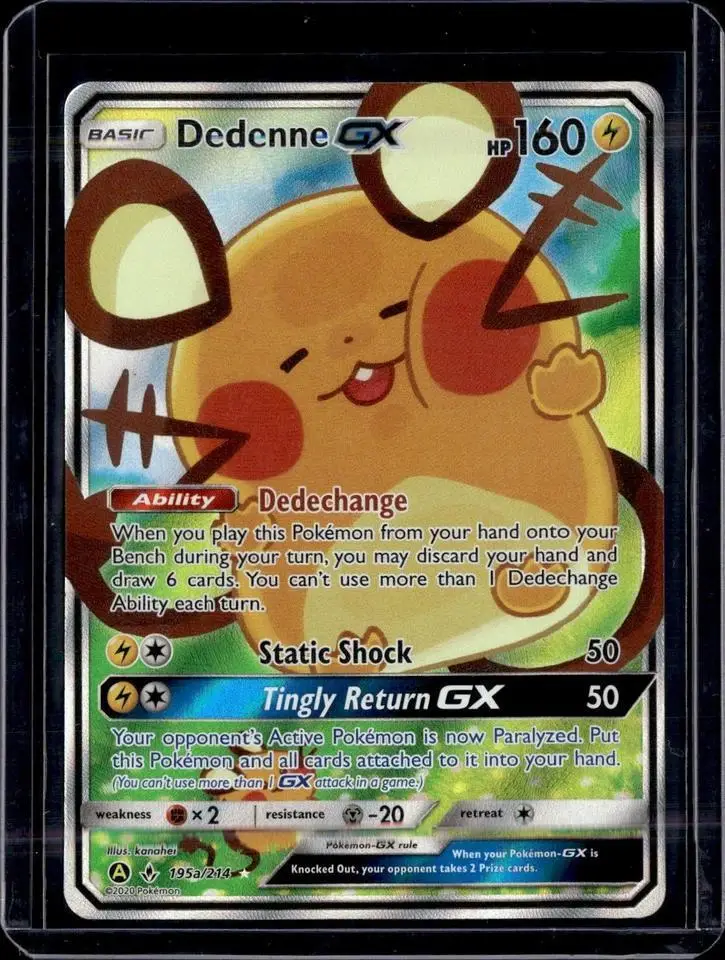 Dedenne GX Pokemon Alternate Art Promos 195a/214