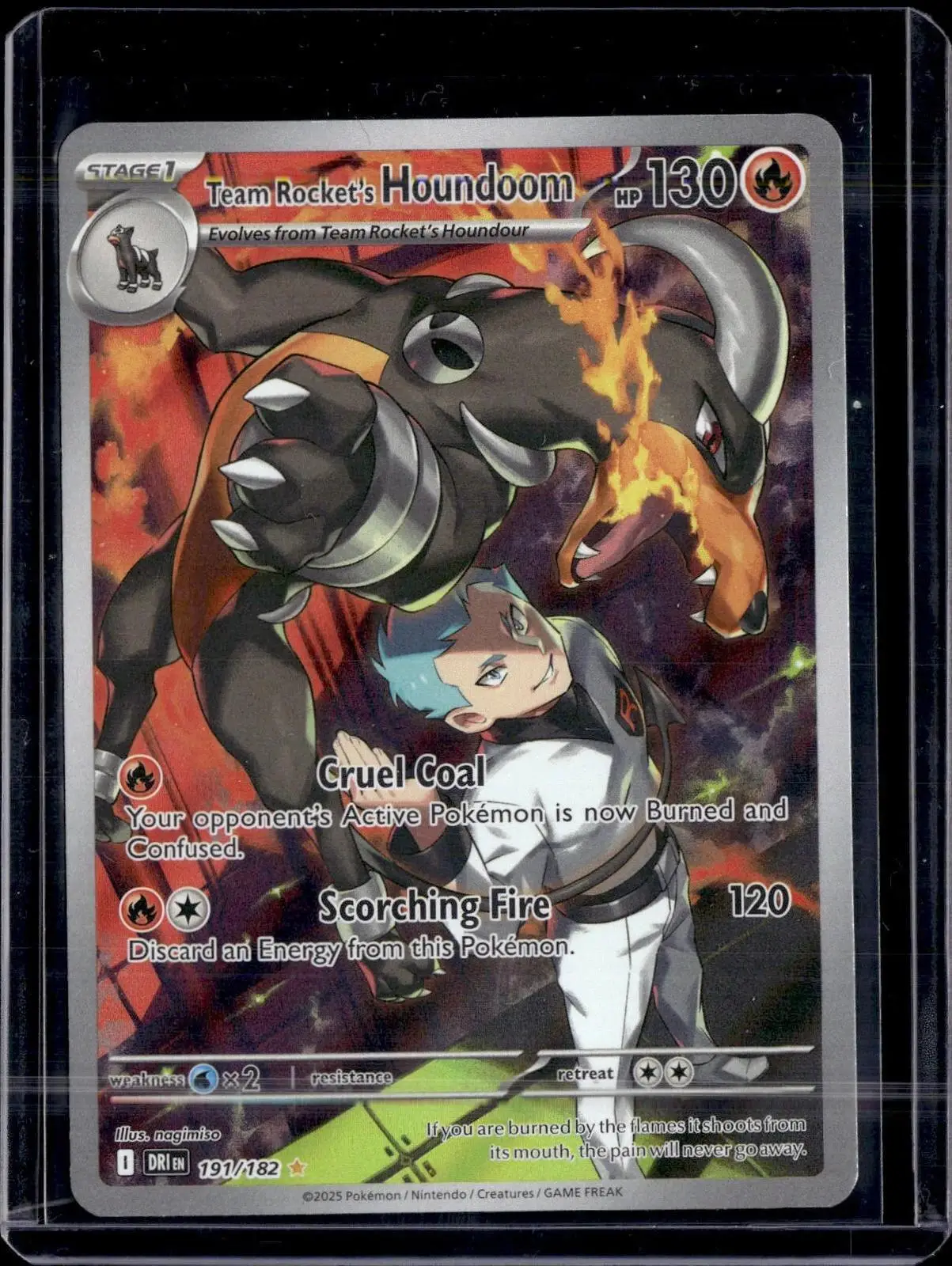 Team Rocket's Houndoom Pokemon SV10: Destined Rivals 191/182