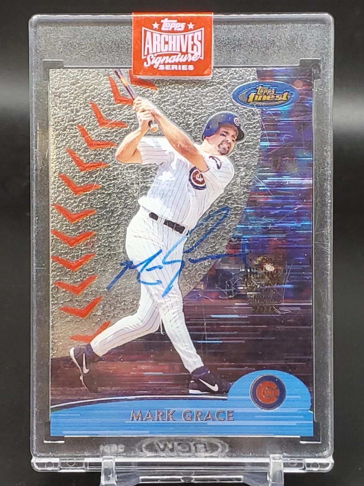 Mark Grace ***2019 Topps Archives Signature Finest Auto /79 Chicago Cubs
