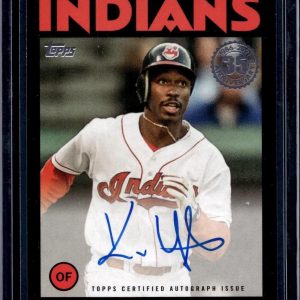 Kenny Lofton 2021 Topps 1986 Black Auto /199 Cleveland Indians 86A-KL