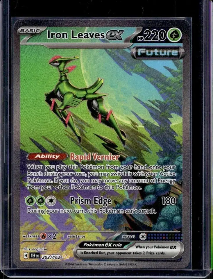 Iron Leaves ex Pokemon SV05: Temporal Forces 203/162