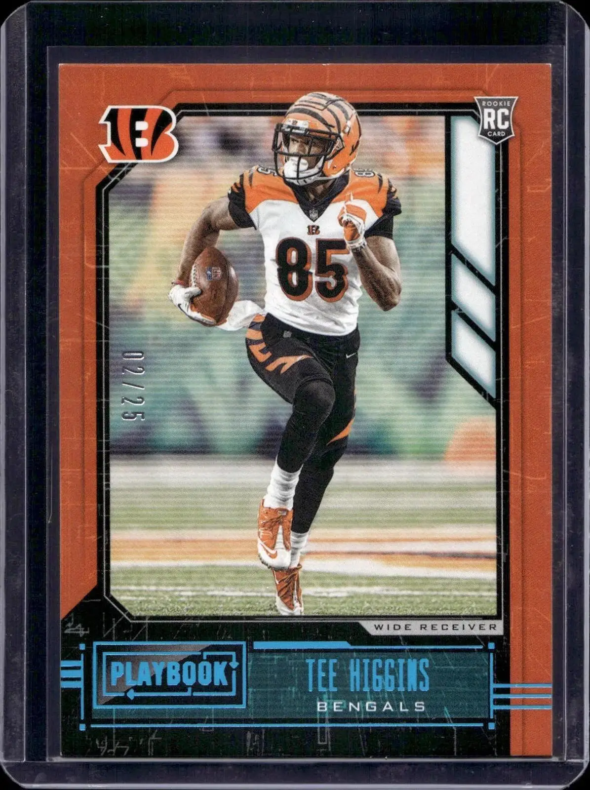 Tee Higgins 2020 Panini Playbook Platinum /25 RC Cincinnati Bengals 110