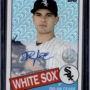 Dylan Cease 2020 Topps 1985 Chrome Silver Auto /299 Chicago White Sox 85C-10