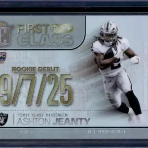 Ashton Jeanty 2025 Topps Signature Class First Class Las Vegas Raiders FC-15