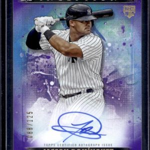 Jasson Dominguez 2024 Topps Inception Purple Auto /125 New York Yankees