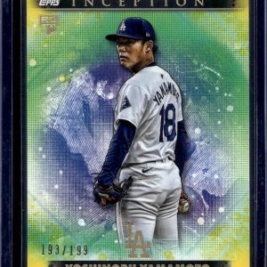 Yoshinobu Yamamoto 2024 Topps Inception Yellow /199 RC Los Angeles Dodgers 44
